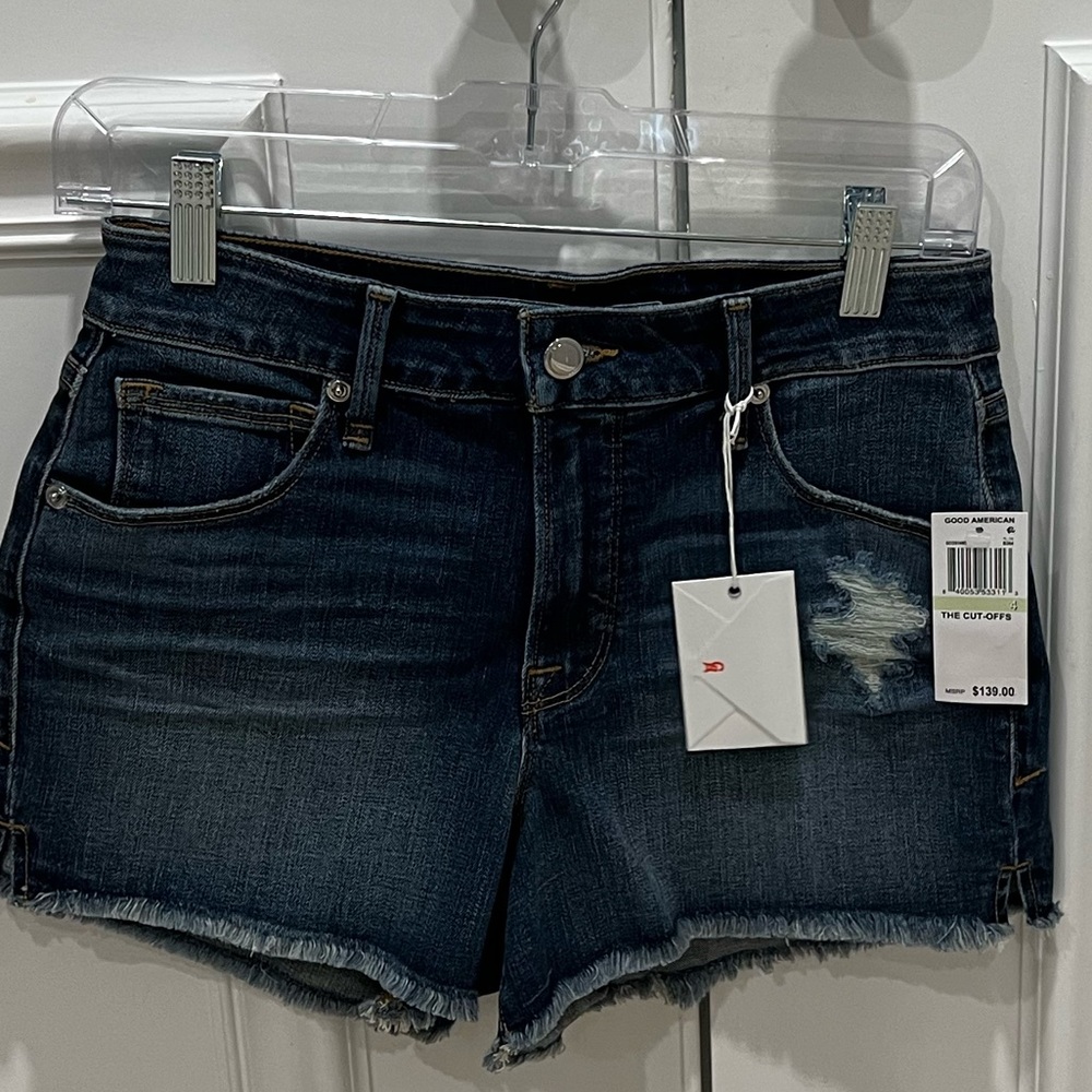 NWT Good American Denim Shorts